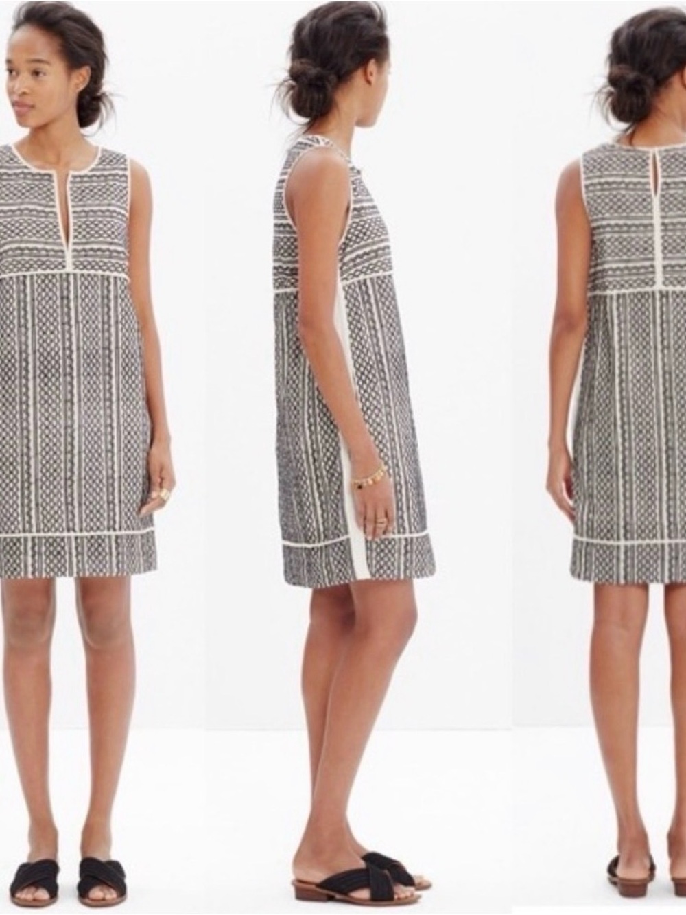 Madewell tidal wave dress size small
